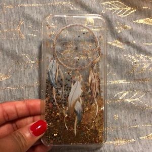 iPhone 6/6s floating glitter dream catcher case